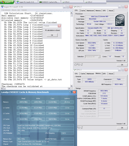 Core i7 965 Extreme edition overclocking